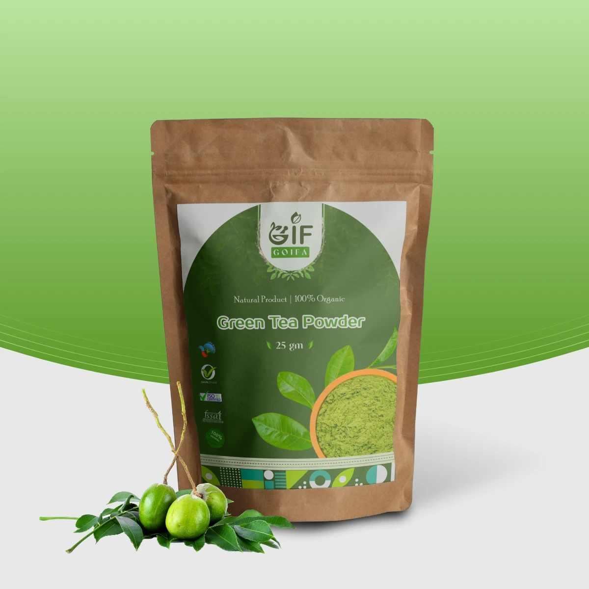 green tea powder 25gm